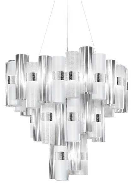 SLAMP LALSXL0WHT01T00NMTEU La Lollo white suspension XL, designové závěsné svítidlo, 130W LED 2700K stmívatelné, průměr 80cm