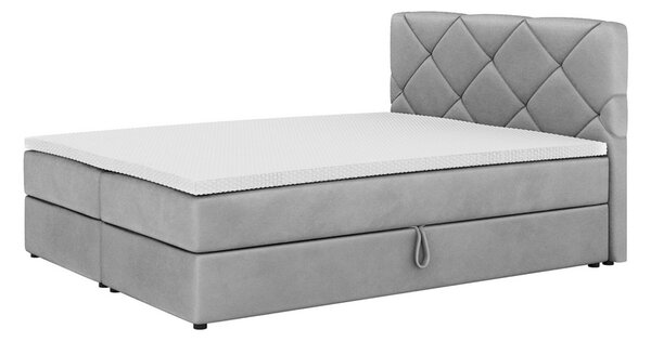 Čalouněná postel boxspring SCARLETT + topper, 160x200, cosmic 118