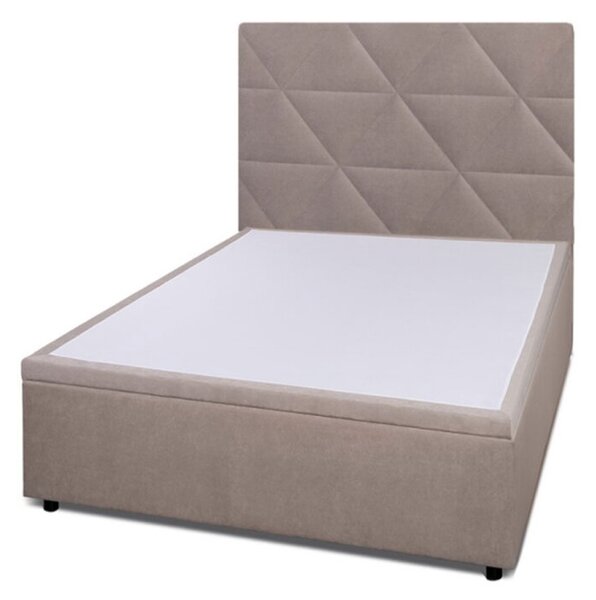 Postel Fro Caro 120x200 s roštem, úložným prostorem Mono 233, béž