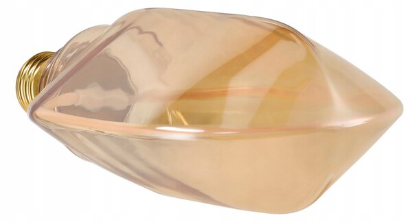 ECOLIGHT Dekorativní LED žárovka E27 4W 200lm O100 Amber Retro - řada ZERO