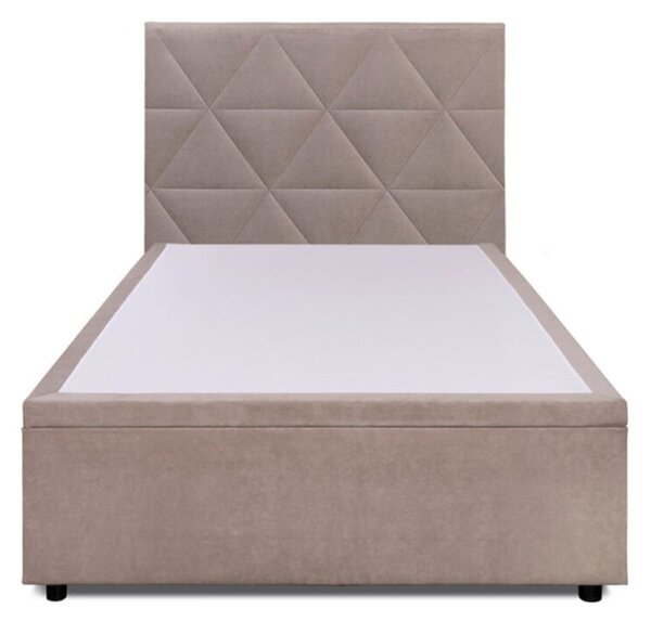 Postel Fro Caro 120x200 s roštem, úložným prostorem Mono 233, béž