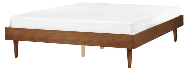 Postel TOUCY 160 x 200 cm Hnědý jasan
