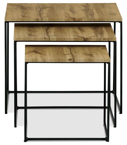 Sada 3 konferenčních stolků AF-3008 OAK