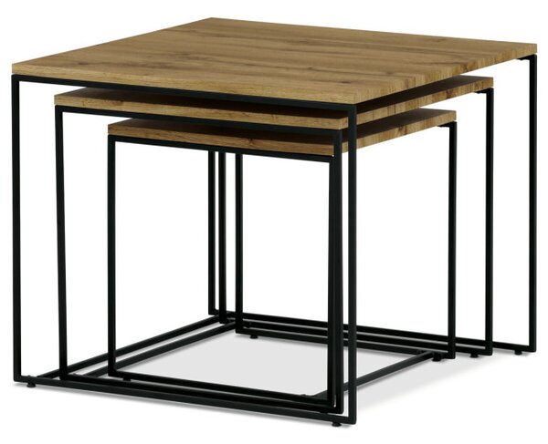Sada 3 konferenčních stolků AF-3008 OAK