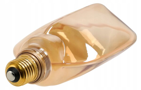 ECOLIGHT Dekorativní LED žárovka E27 4W 200lm O100 Amber Retro - řada ZERO