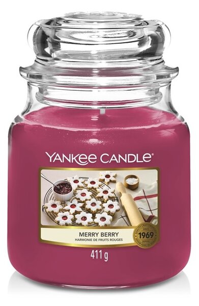 Vonná svíčka Yankee Candle Merry Berry střední 411g/90hod