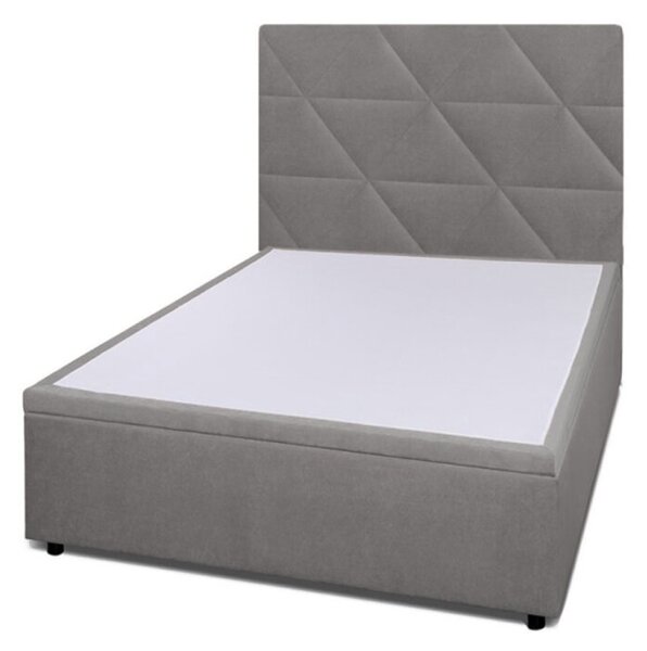 Postel Fro Caro 120x200 s roštem, úložným prostorem Mono 246, šedá