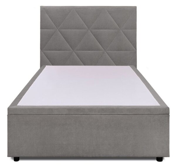 Postel Fro Caro 120x200 s roštem, úložným prostorem Mono 246, šedá