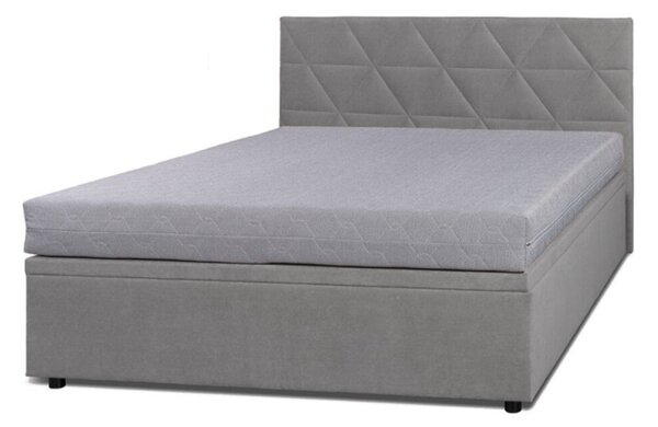 Postel Fro Caro 160x200 s roštem, úložným prostorem Mono 246, šedá