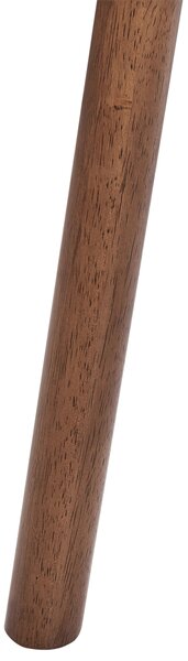 Sada 2 jídelních židlí MYLO Tkanina Tmavě hnědá/Béžová