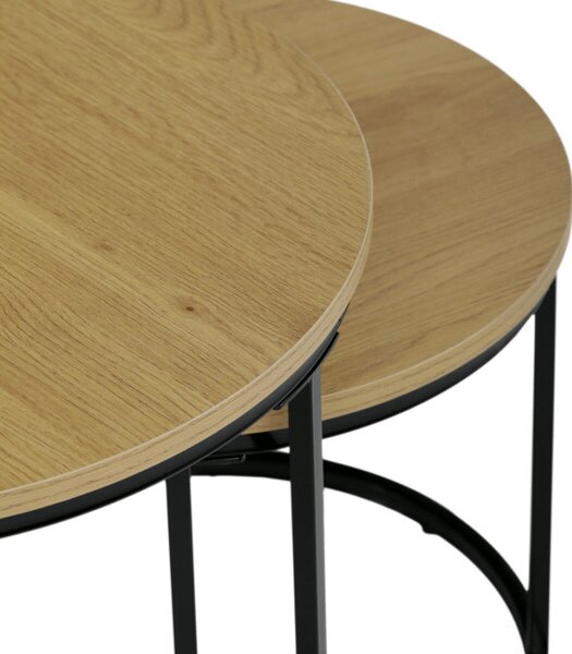 Sada 2 konferenčních stolků CT-G1145 OAK
