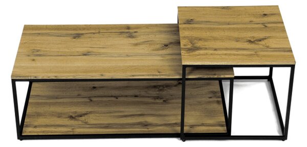 Sada 2 konferenčních stolků CT-X7123 OAK