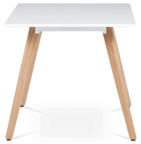 Jídelní stůl DT-313 bílý / naturální