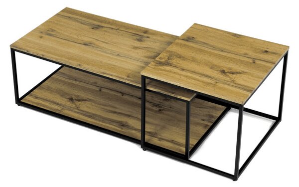 Sada 2 konferenčních stolků CT-X7123 OAK