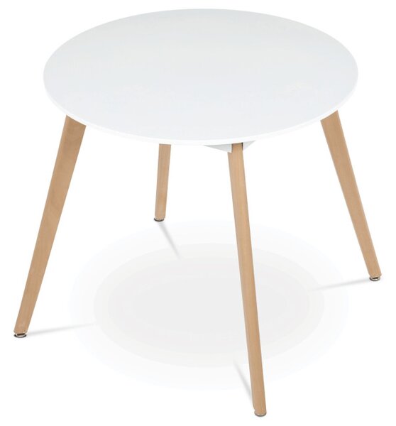 Jídelní stůl DT-316 bílý / naturální