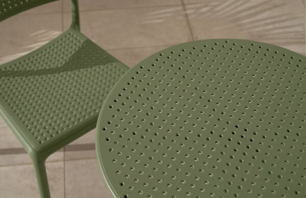 Nardi Zelený plastový zahradní stolek Step 60,5 cm