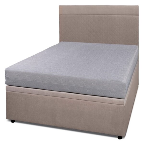 Postel Fro Pik 120x200 s roštem, úložným prostorem Mono 233, béž
