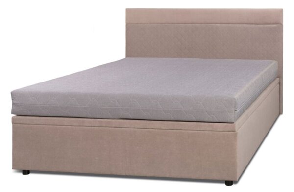 Postel Fro Pik 140x200 s roštem, úložným prostorem Mono 233, béž