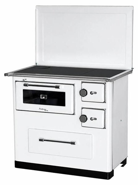 Sporák na dřevo MBS SD 10 New Line 7 kW - bílý / levý