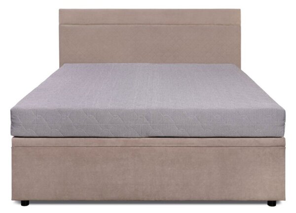 Postel Fro Pik 140x200 s roštem, úložným prostorem Mono 233, béž