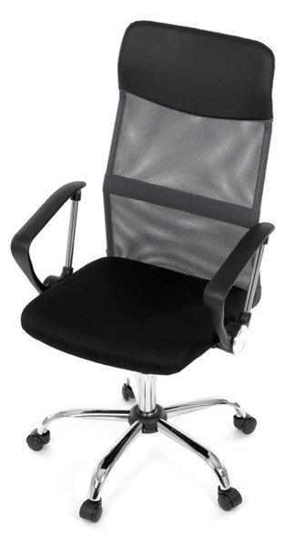 Kancelářská židle šedá KA-E305 GREY