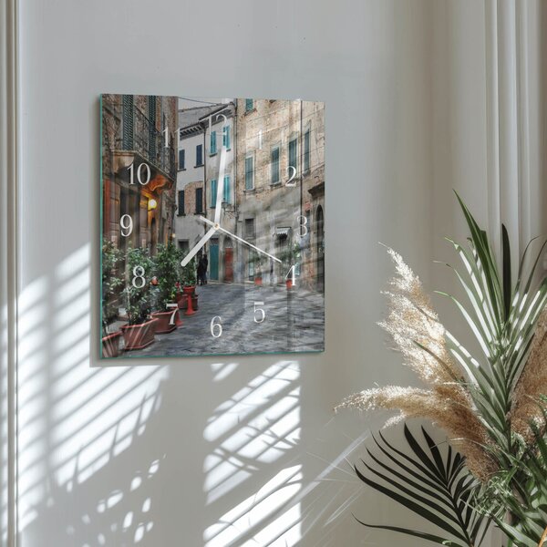 Skleněné hodiny Avenue zskb-30x30-00084181