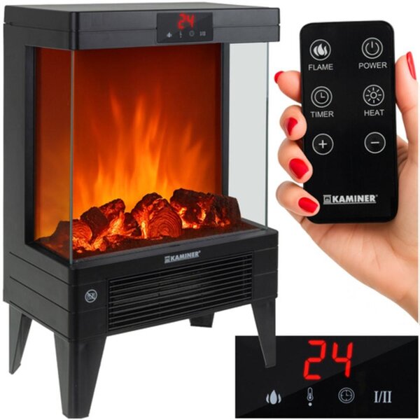 Elektrická krbová kamna s funkcí vytápění, 2000W