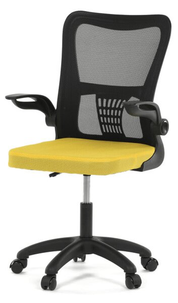 Dětská otočná židle žlutá KA-K2006 YEL