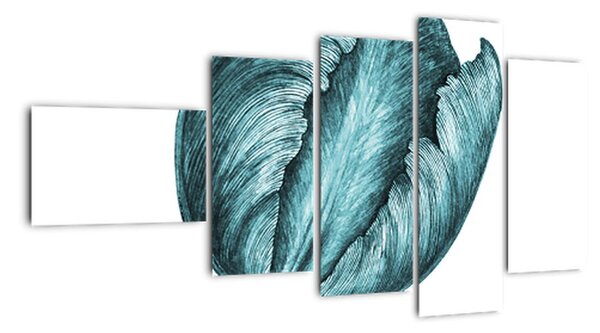 Obraz zeleného tulipánu (110x60cm)