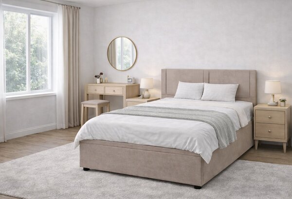 Postel Fro Sol 160x200 s roštem, úložným prostorem Mono 233, béž