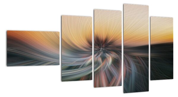 Abstraktní obraz do bytu (110x60cm)