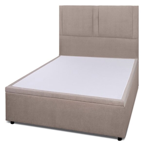 Postel Fro Sol 120x200 s roštem, úložným prostorem Mono 233, béž