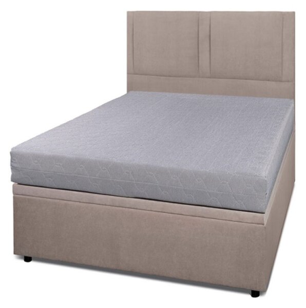 Postel Fro Sol 120x200 s roštem, úložným prostorem Mono 233, béž
