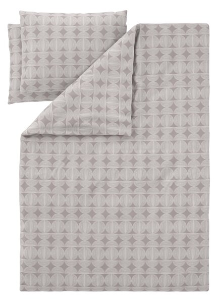 Livarno® Ložní povlečení z mikrovláknitého saténu, 200 x 220 cm, 70 x 90 cm (kruhy/béžová) (100394945004)