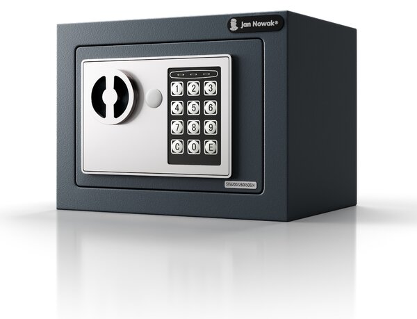Mini domácí elektronický trezor na kód, na peníze a šperky, 230x170x170 mm: HECTOR