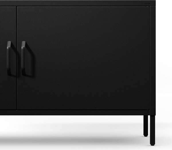 Metalová skříňka na televizi černá ROSA Modern