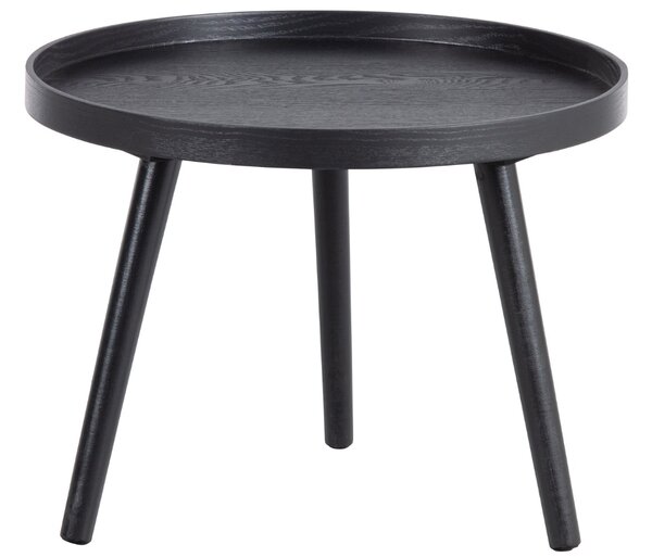 Hoorns Černý borovicový konferenční stolek Mireli 45 cm