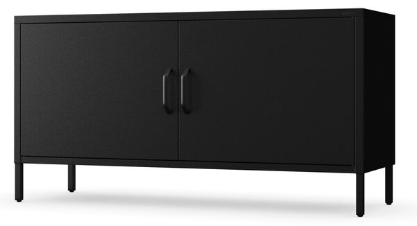Metalová skříňka na televizi černá ROSA Modern