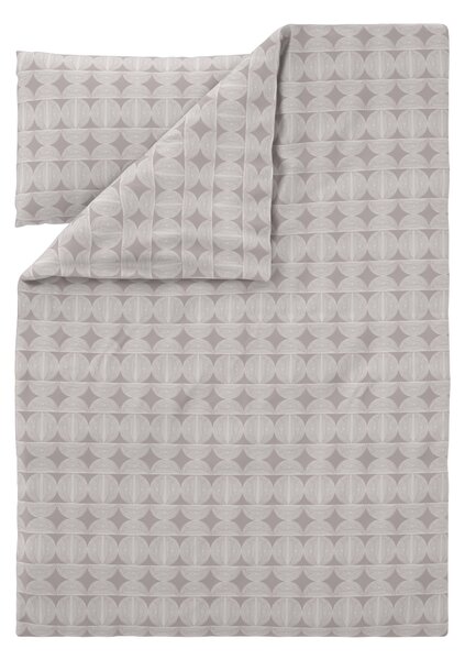 Livarno® Ložní povlečení z mikrovláknitého saténu, 140 x 200 cm, 70 x 90 cm (kruhy/béžová) (100395788004)