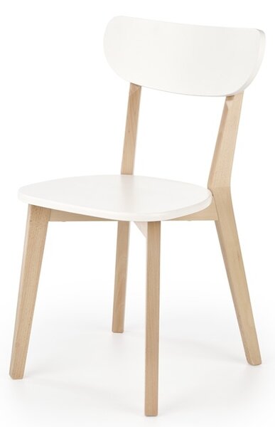 Jídelní židle LILLY přírodní/bílá
