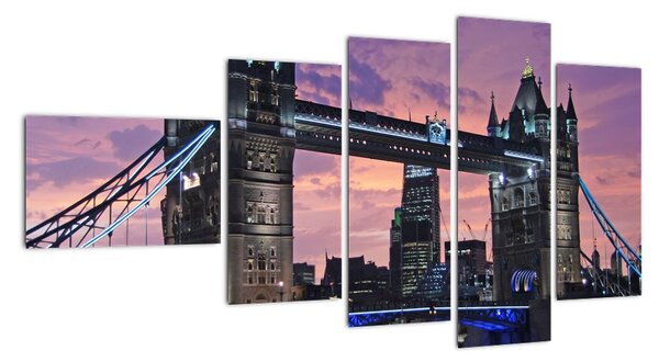 Obraz s Tower Bridge (110x60cm)