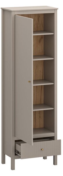 Regál 1d1s (R) taupe Kleo