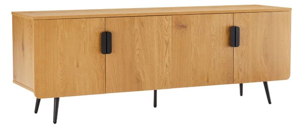 TV skříňka Radis (TU01) 160 cm, divoký dub