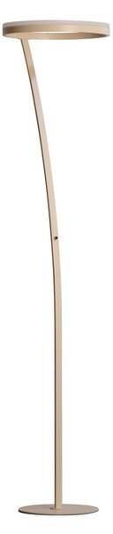 FISCHER & HONSEL LED stojací lampa Sirko, písková, výška 177 cm, kov,, stmívatelný, Krémová / jantar, Obývací pokoj / jídelna, kov, Moderní