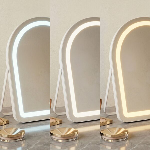 Rea Rea, Zrcadlo LED GLAM White 40x45cm, HOM-12018