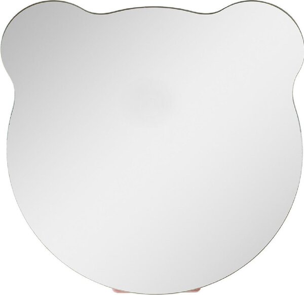 Juleeze JZSP0018 Stolní zrcadlo 16x16x4 cm stříbrno-růžové elegantní provedení