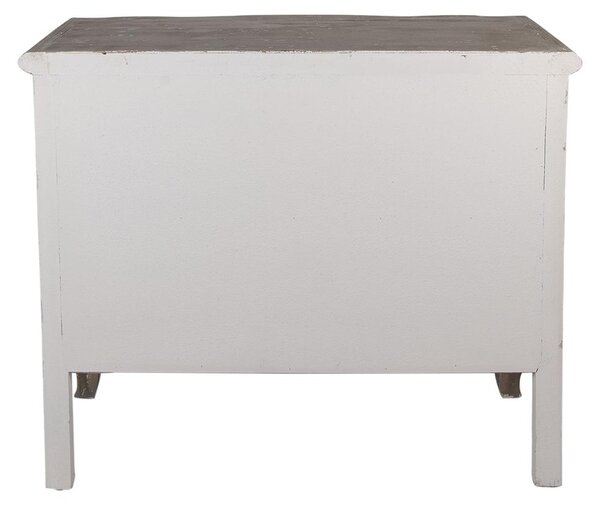 Clayre & Eef Příborník 95x40x82 cm Grau Beige Holz