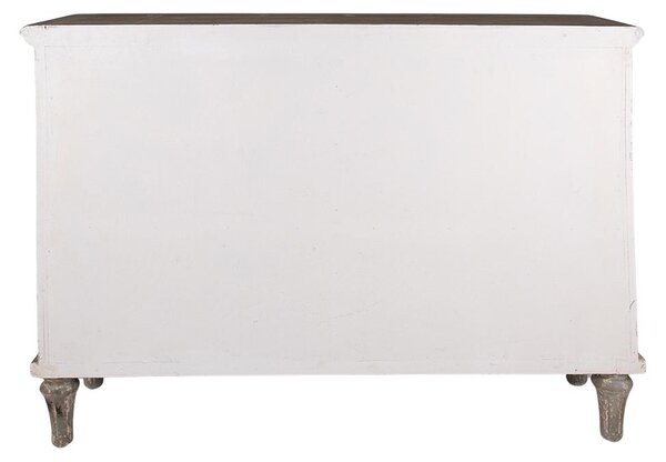 Příborník Clayre & Eef 95x38x90 cm zelené dřevo