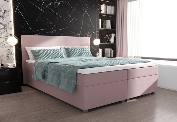 Postel Boxspring ISLAND + rošt + matrace + topper, 140x200, Cosmic 800