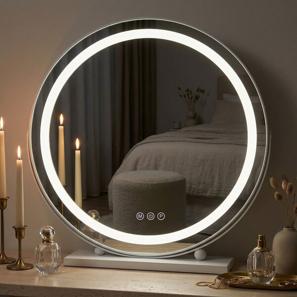 Rea Rea, Zrcadlo LED MAKE-UP White 50 cm, HOM-12021